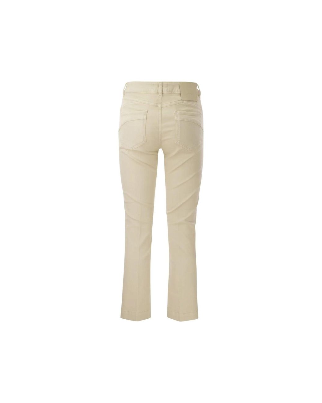 Sportmax Natural Nilly Cotton Denim Jeans