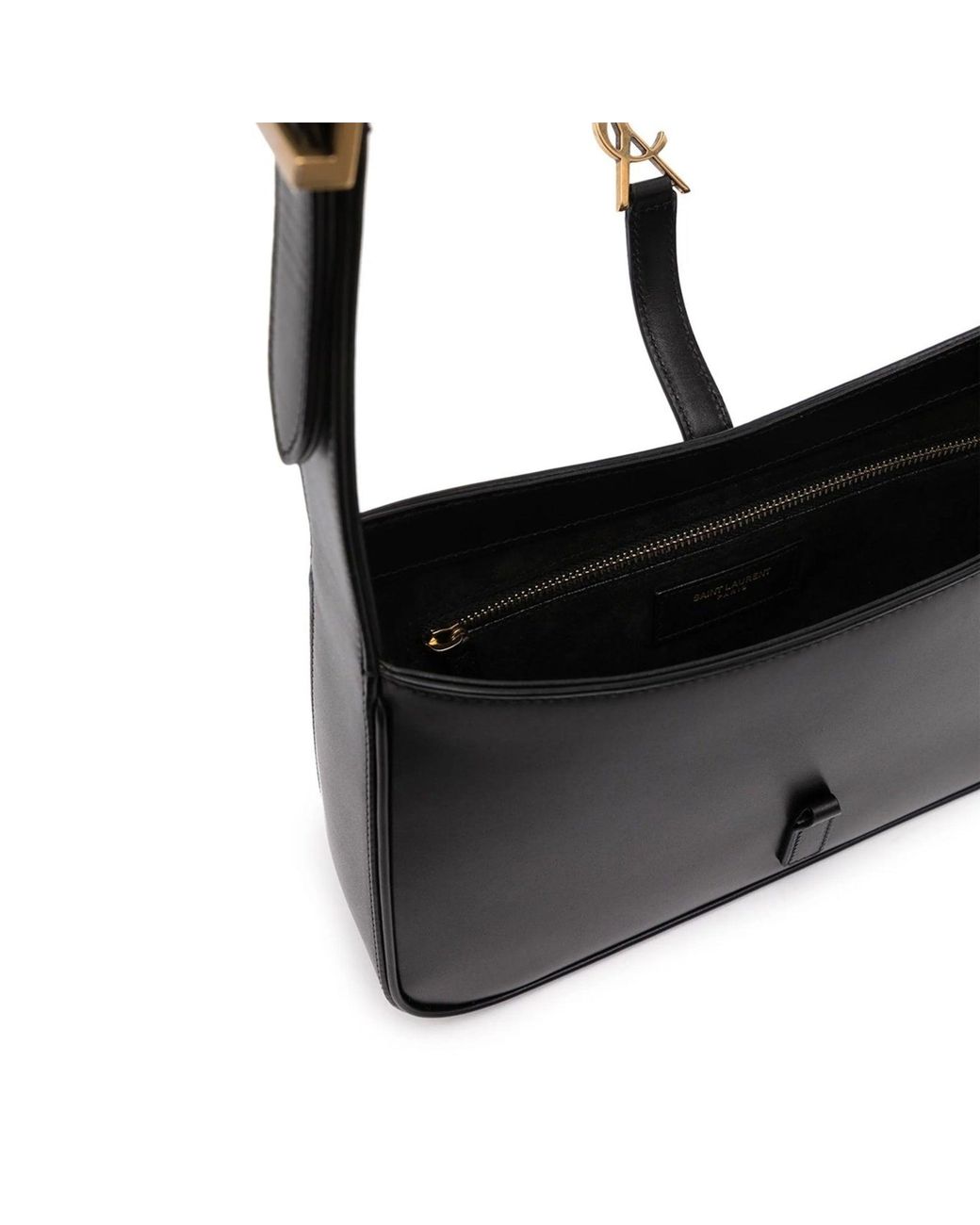 Saint Laurent Black Le 5 À 7 Hobo Bag