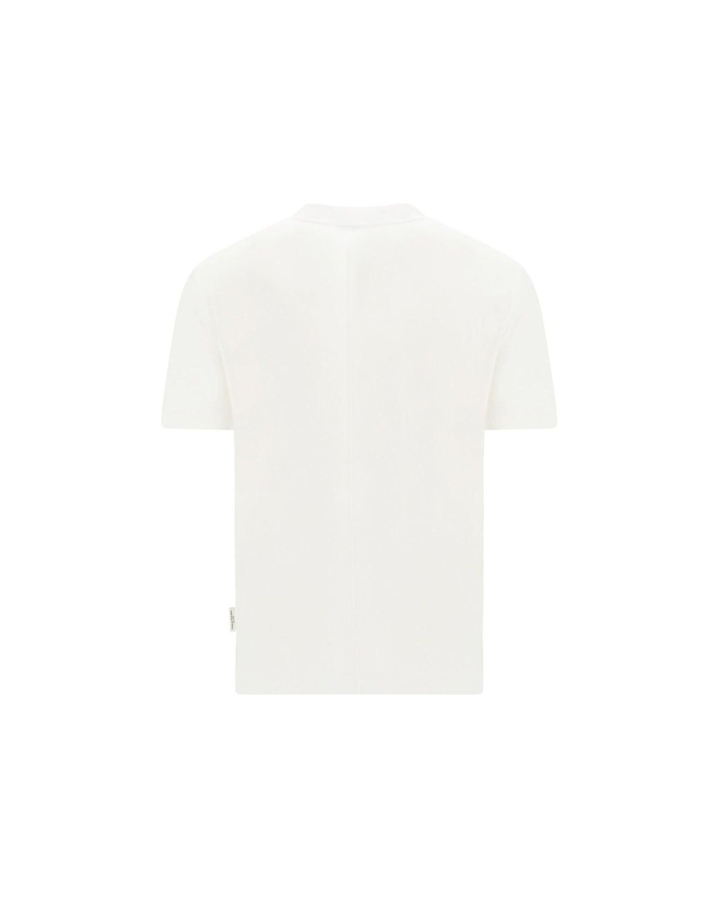 Paolo Pecora White Cotton T-shirt for men