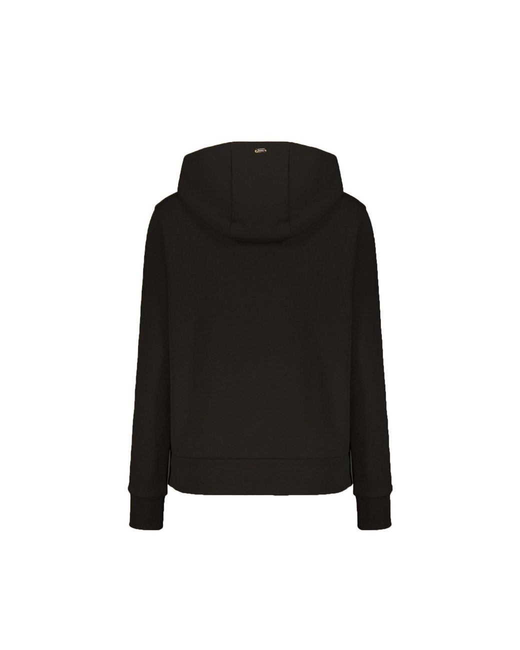 Herno Black Logo-Detail Hoodie