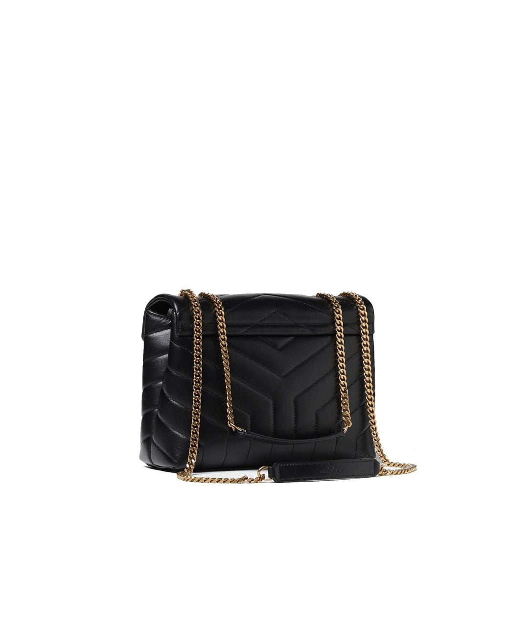 Saint Laurent Black Loulou Leather Bag