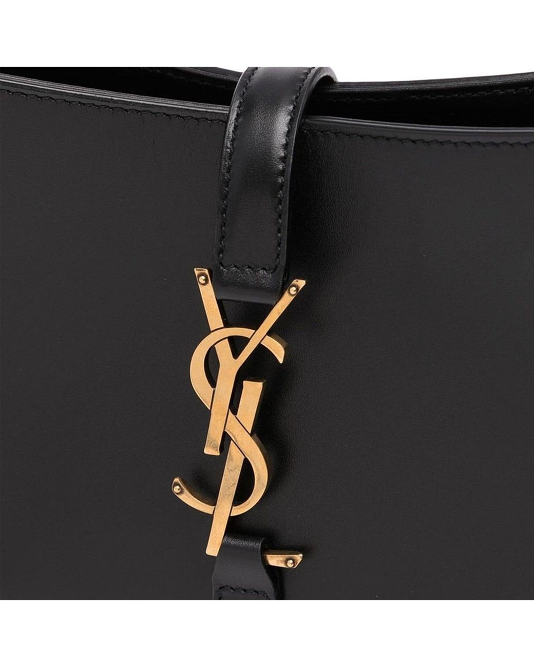 Saint Laurent Black Le 5 À 7 Hobo Bag