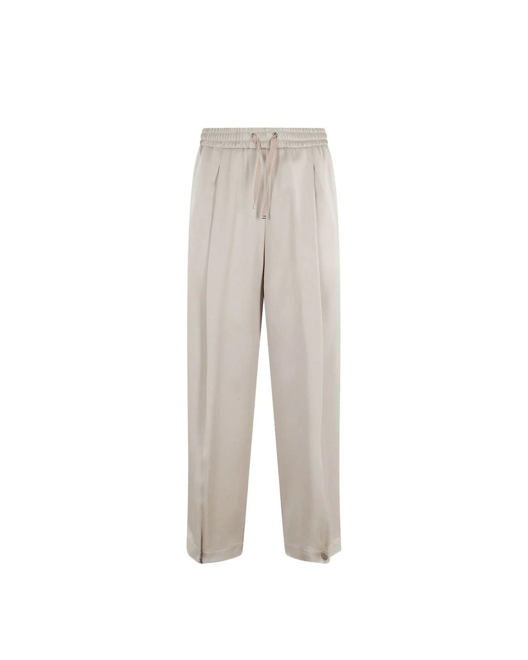 Herno Gray Wide Trousers