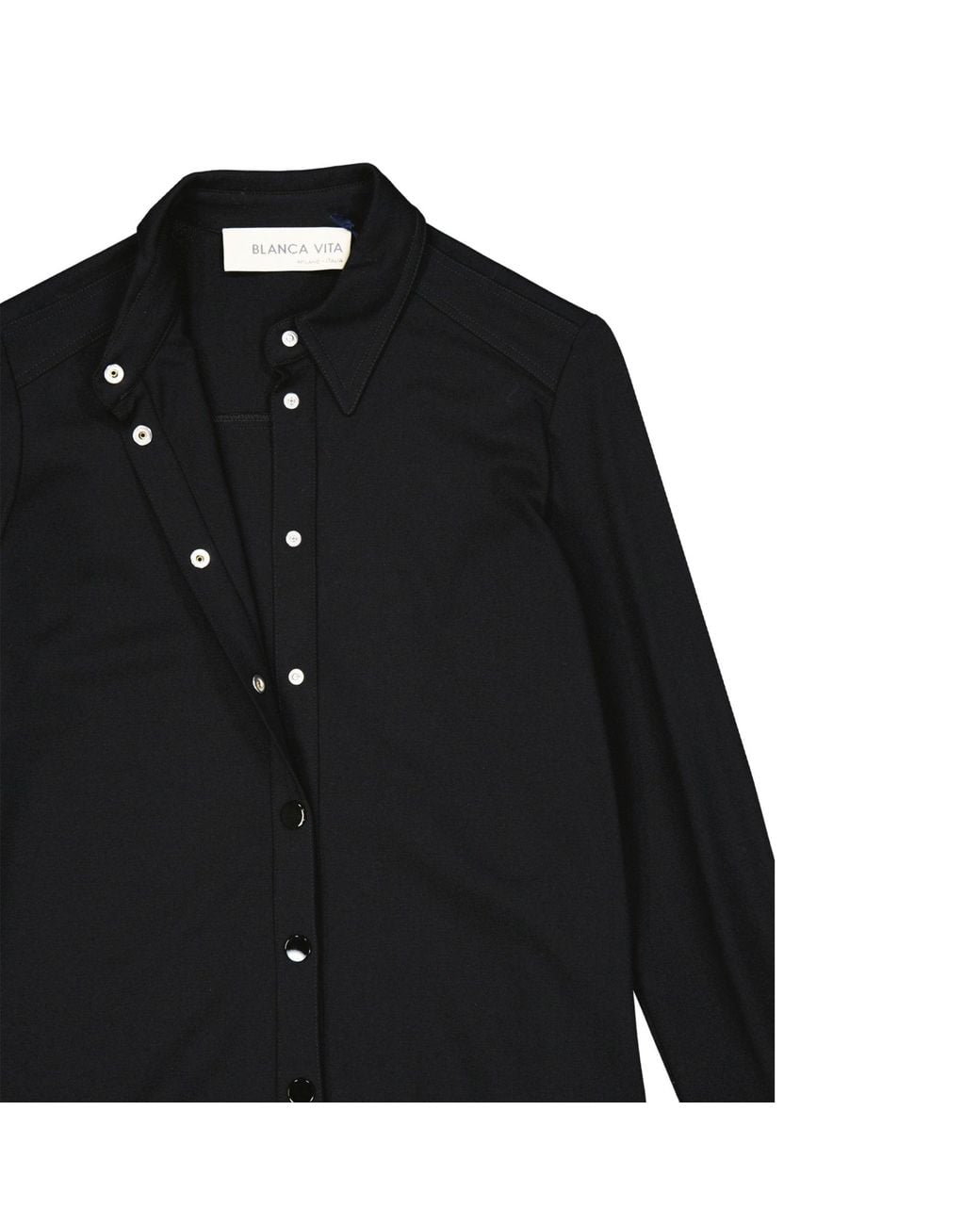 Blanca Vita Black Mini Dress