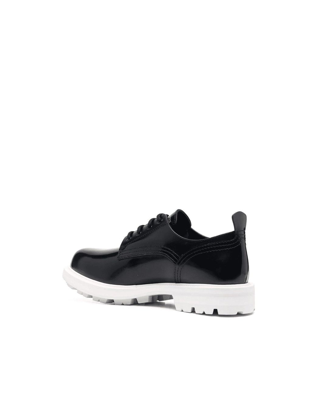 McQueen Leder Oxford in Black für Herren