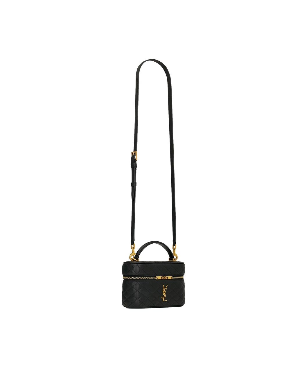Saint Laurent Black Gaby Vanity Bag