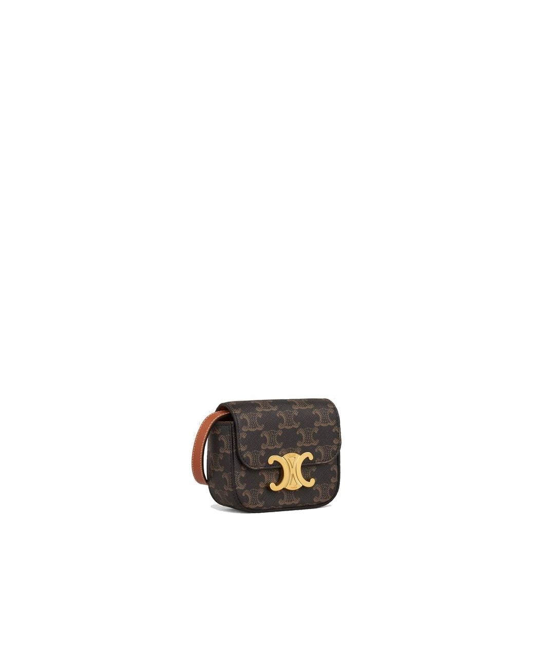 Céline Black Mini Claude Triomphe Crossbody