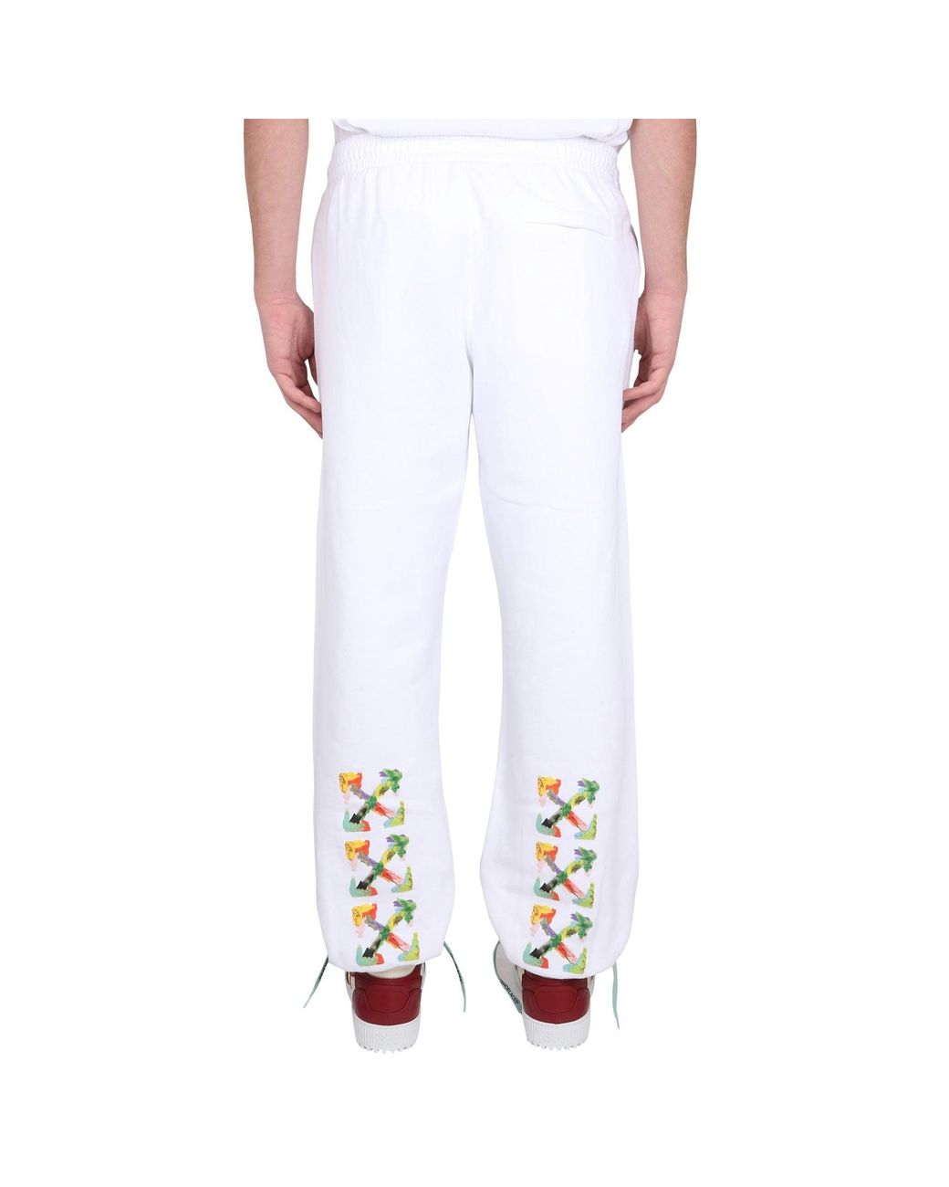 Off-White c/o Virgil Abloh Off White Off White Cotton Logo Sweatpants for men