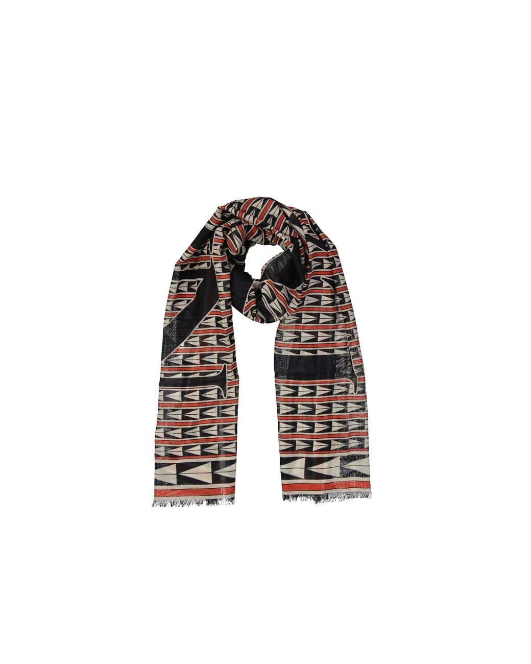 Lanvin Black Wool Scarf