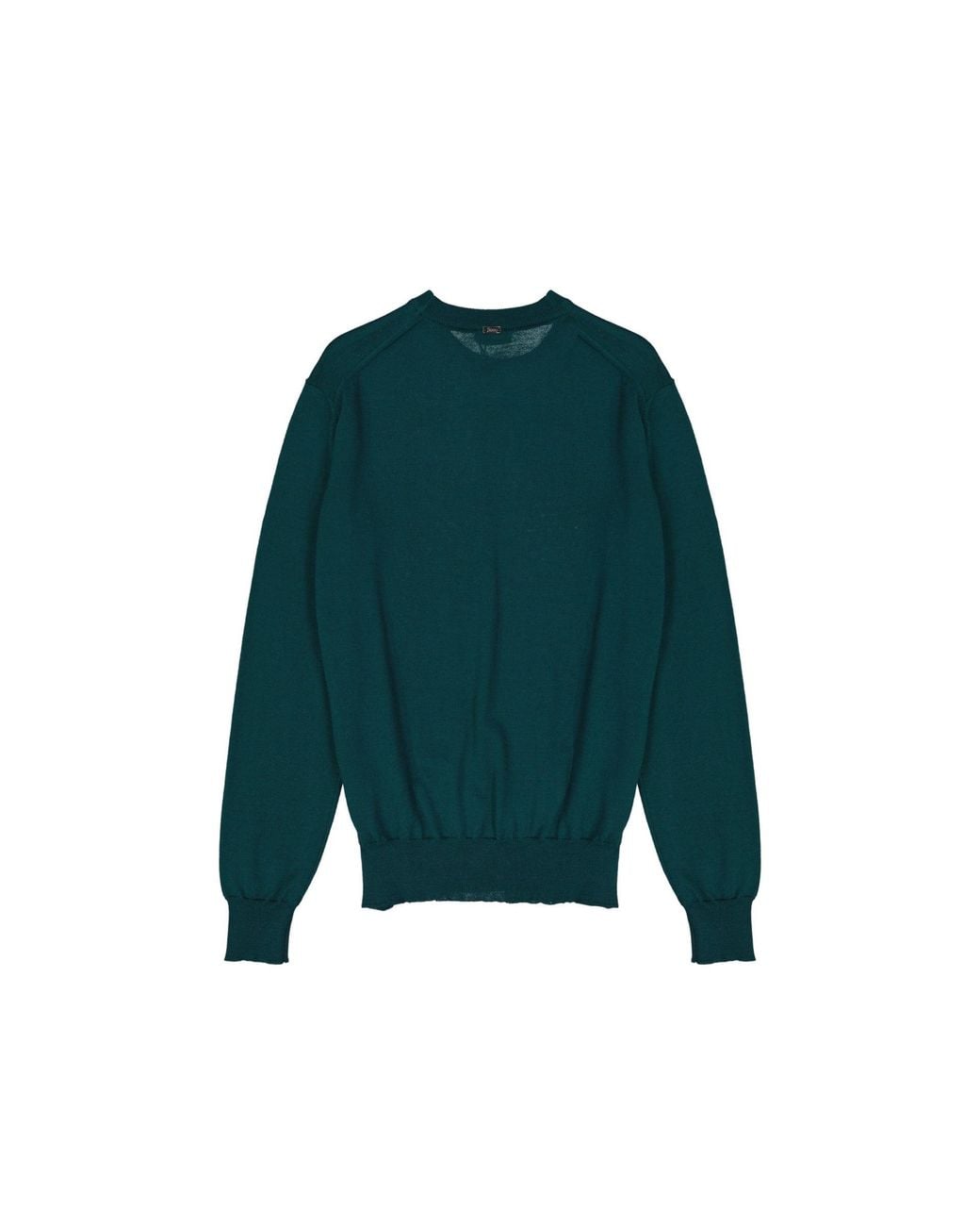 Herno Green Wool Pullover for men