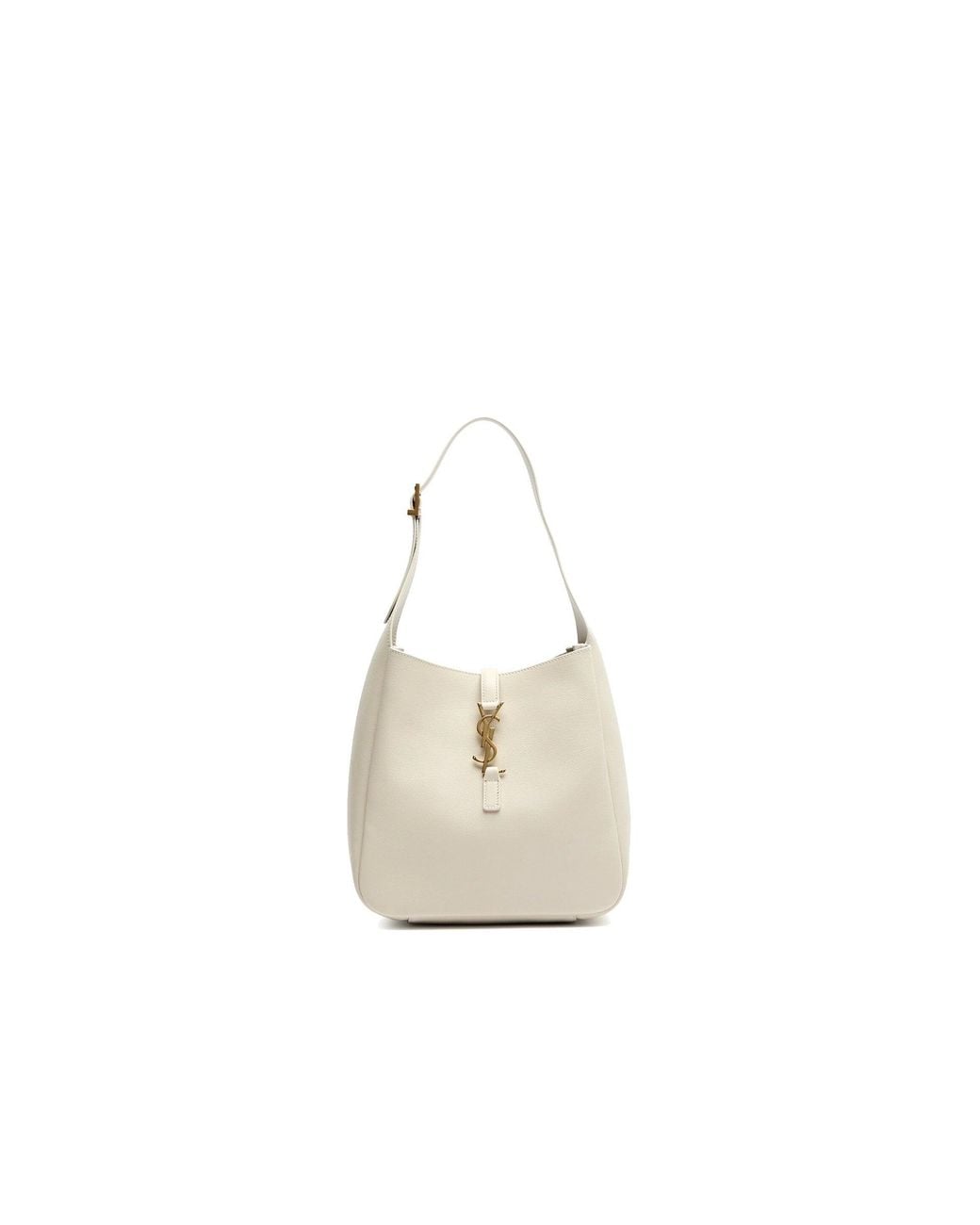 Saint Laurent White Le 5 À 7 Small Bag