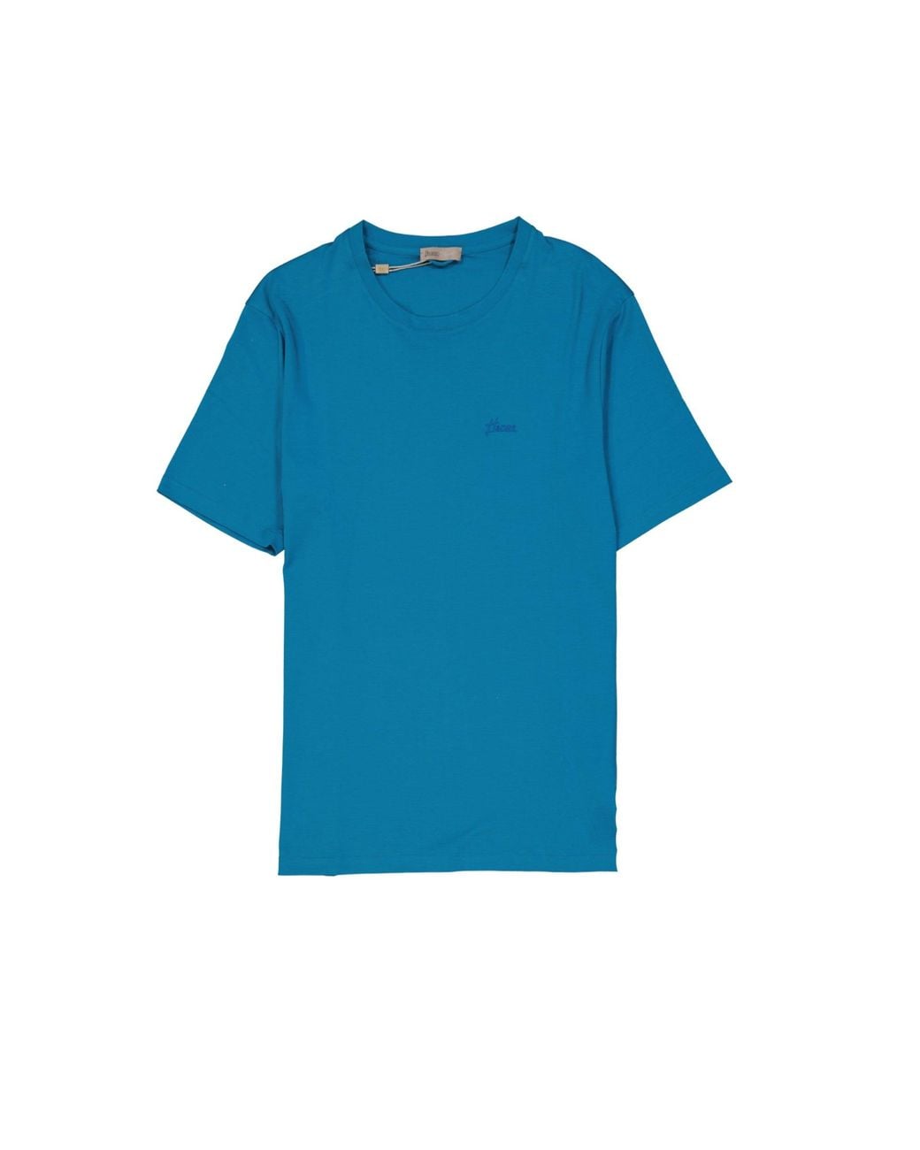 Herno Blue Cotton T-Shirt for men