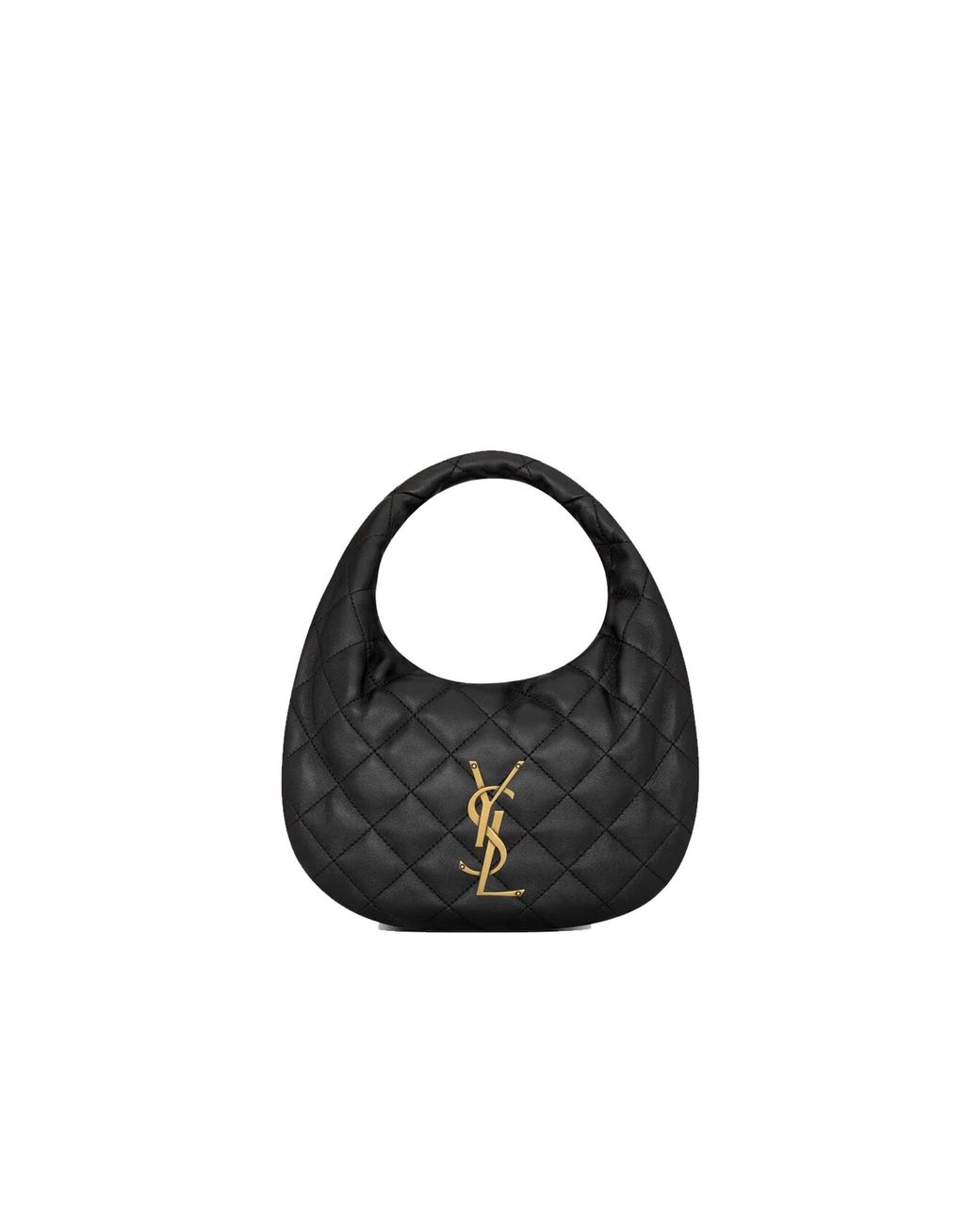 Saint Laurent Black Icarino Quilted Handbag