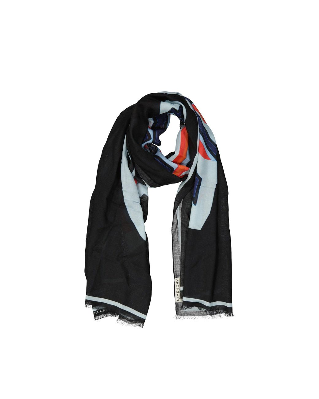 Sciarpa con logo di Givenchy in Black