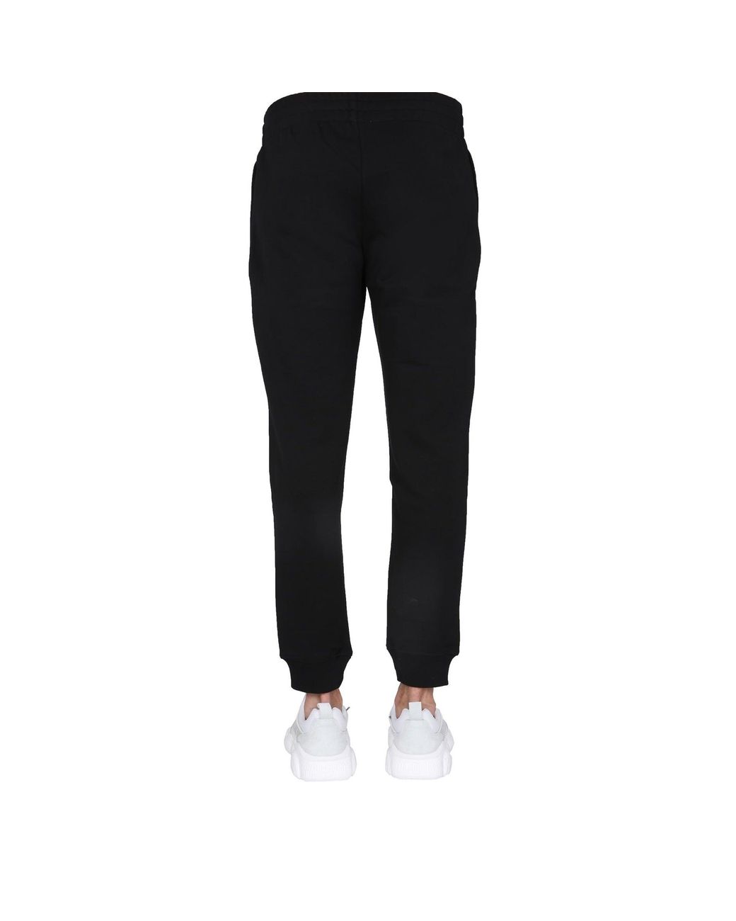 Moschino Couture Black Moschino Logo Jogging Pants for men