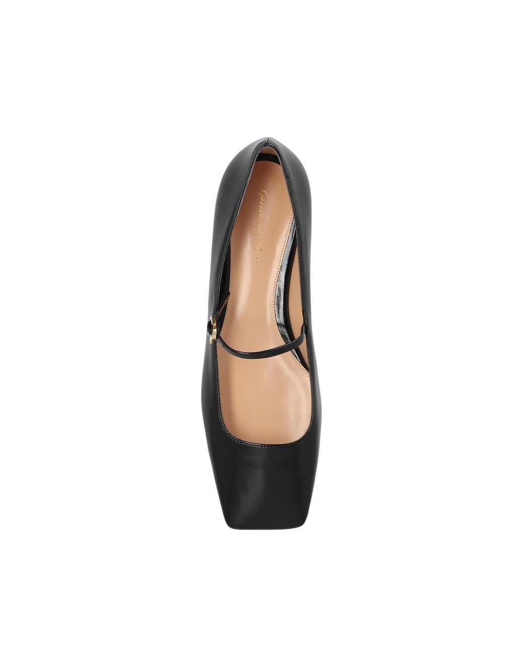 Gianvito Rossi Black Leather Flats