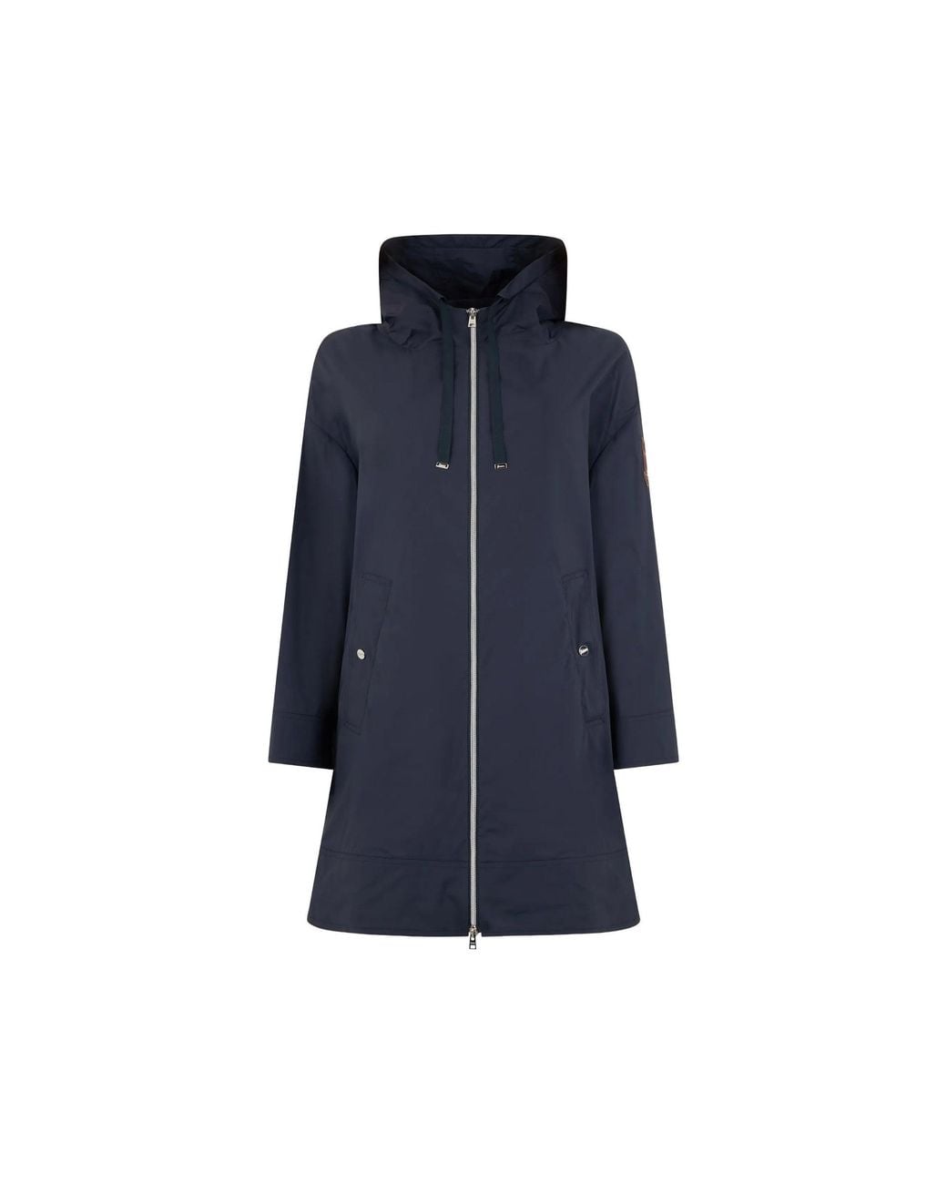 Herno Blue Lightweight Parka Coat