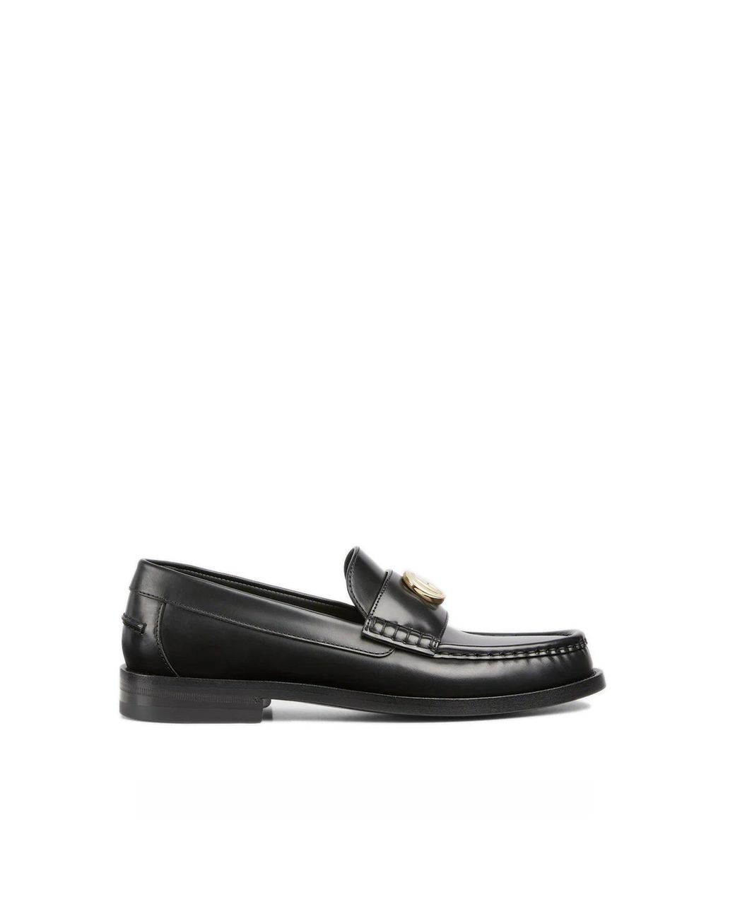 Gucci Black Double G Loafers