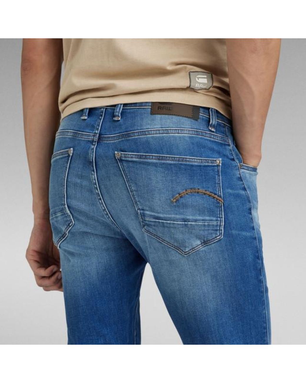 G-Star 51010 8968 6028 Revend Skinny Jeans Stret in het Blue voor heren
