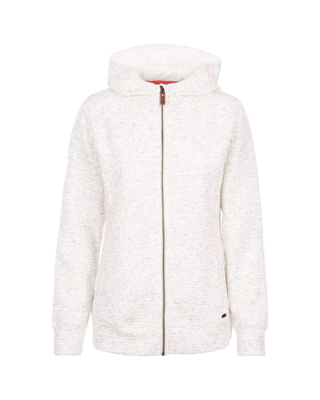 Trespass White Ladies Winnie Hoodie (Ghost Marl)