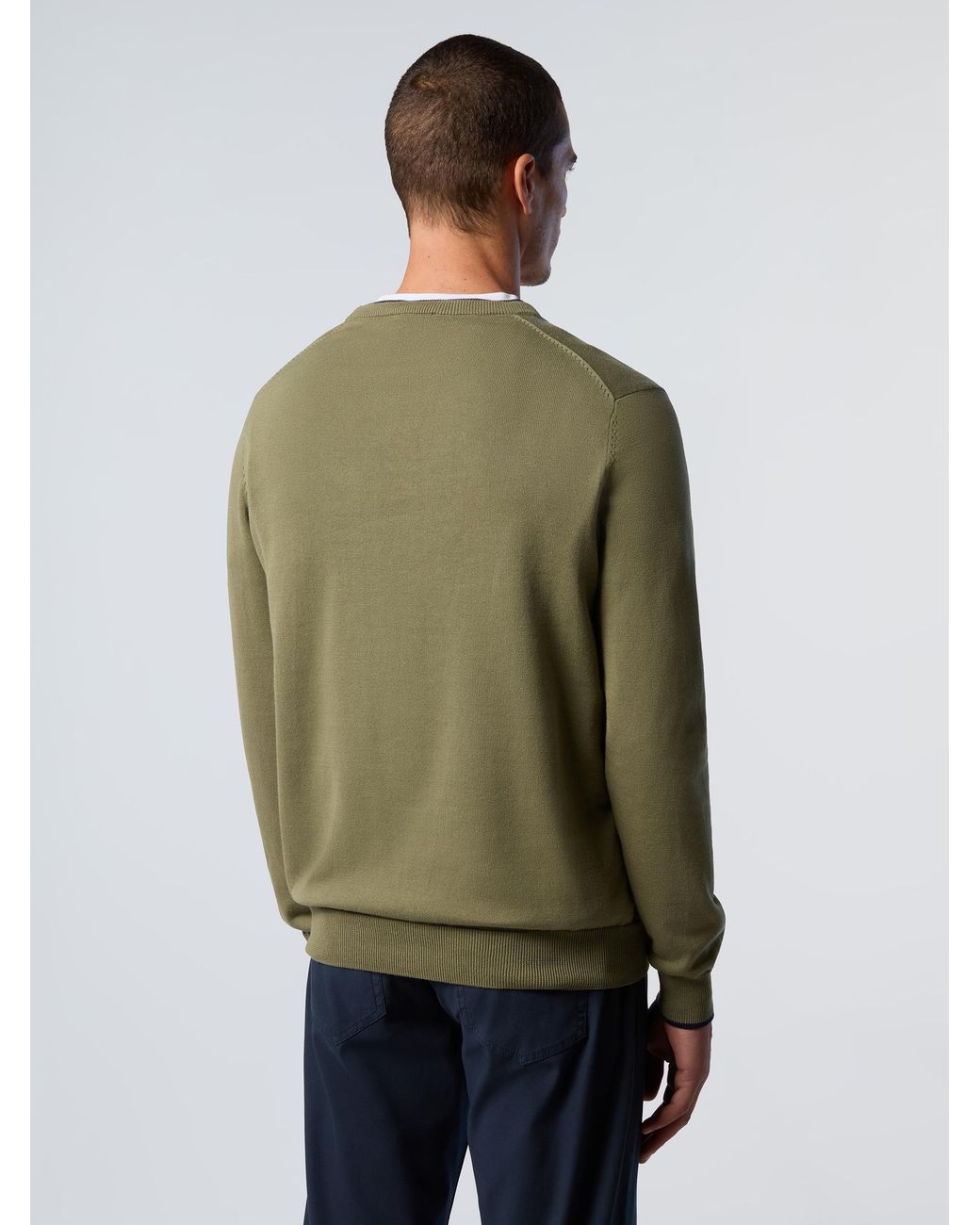 North Sails Pullover Gesticktes Logo in Green für Herren