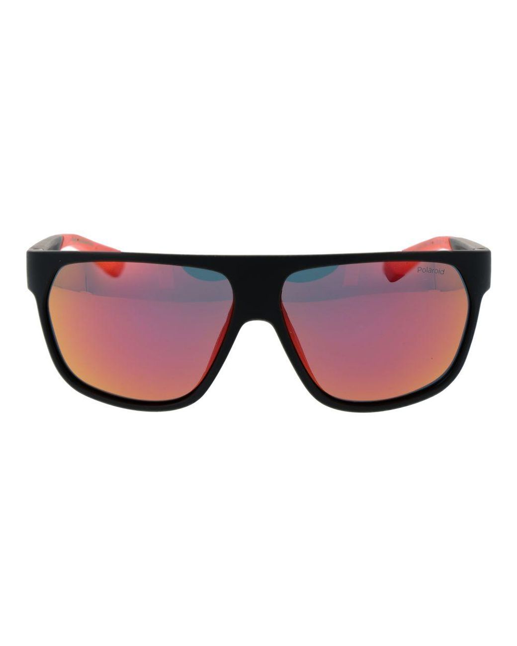 Polaroid Red Black Plastic Sunglasses for men