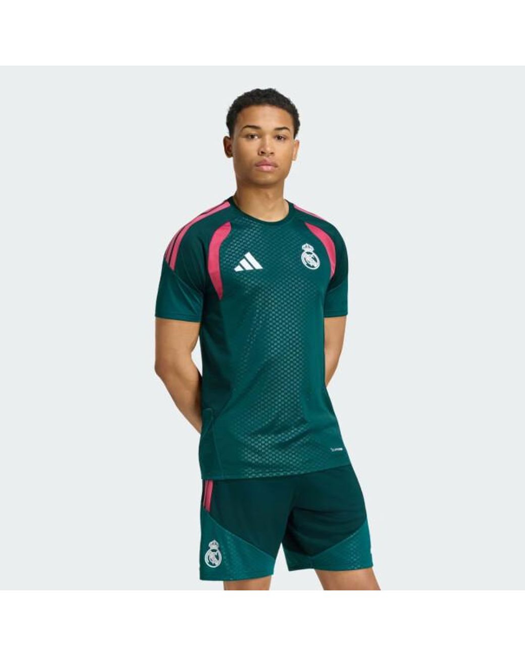 Adidas Real Tr Jsy Trainingshirt Replica Voetbal in het Green voor heren