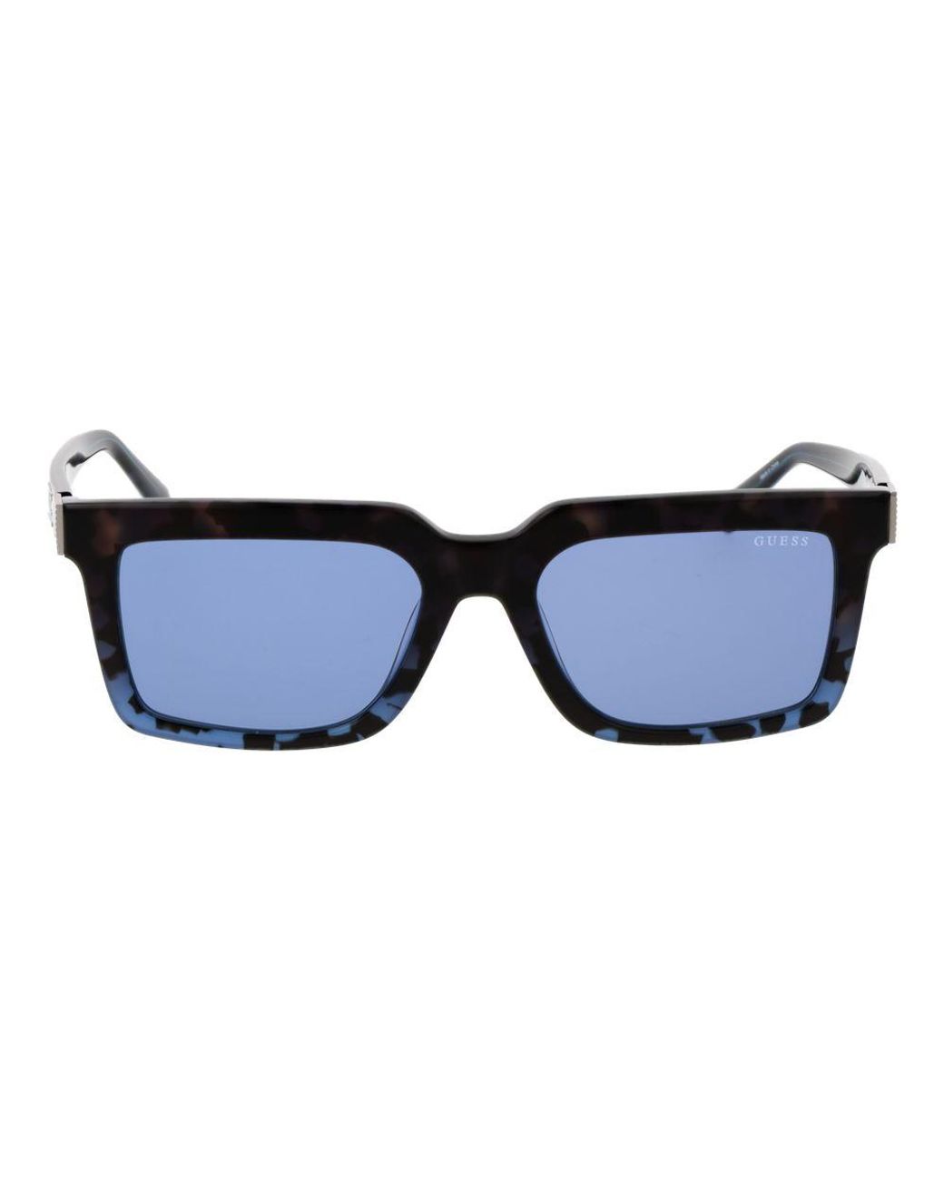 Guess Blue Brown Acetate Sunglasses for men
