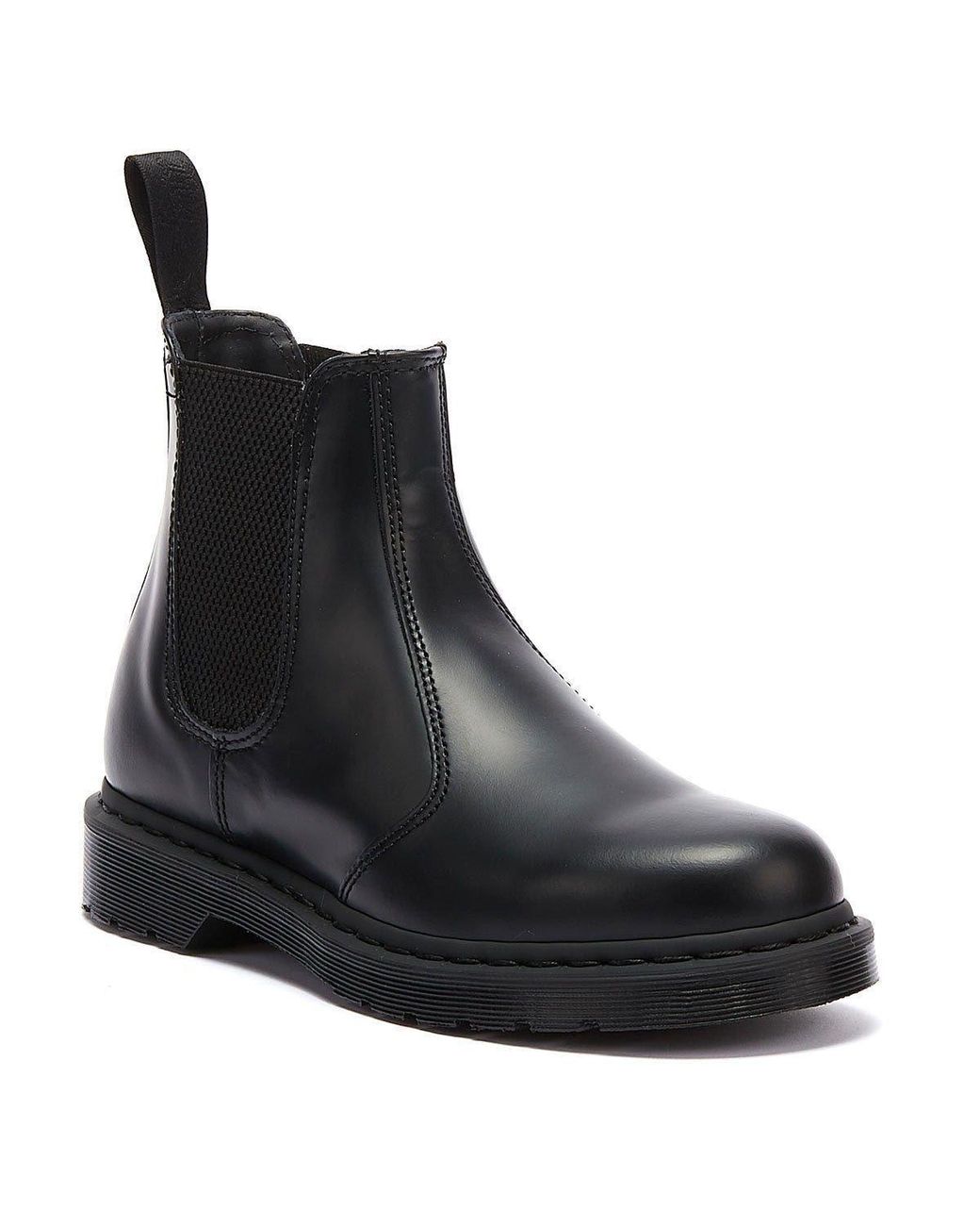 Dr. Martens Shop Voor 2976 Gladleren Mono Zwarte Laarzen in het Black