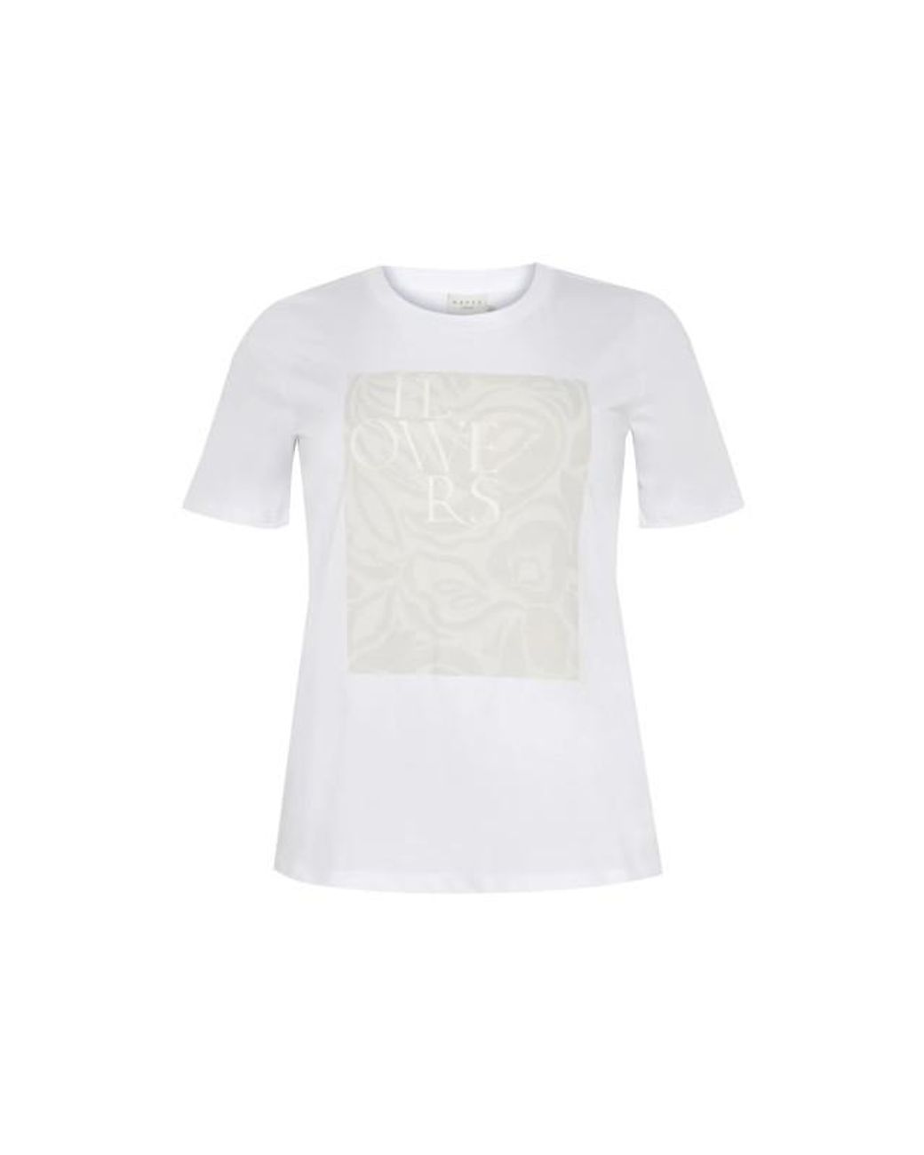 Kaffe Kcrie T-Shirt in het White