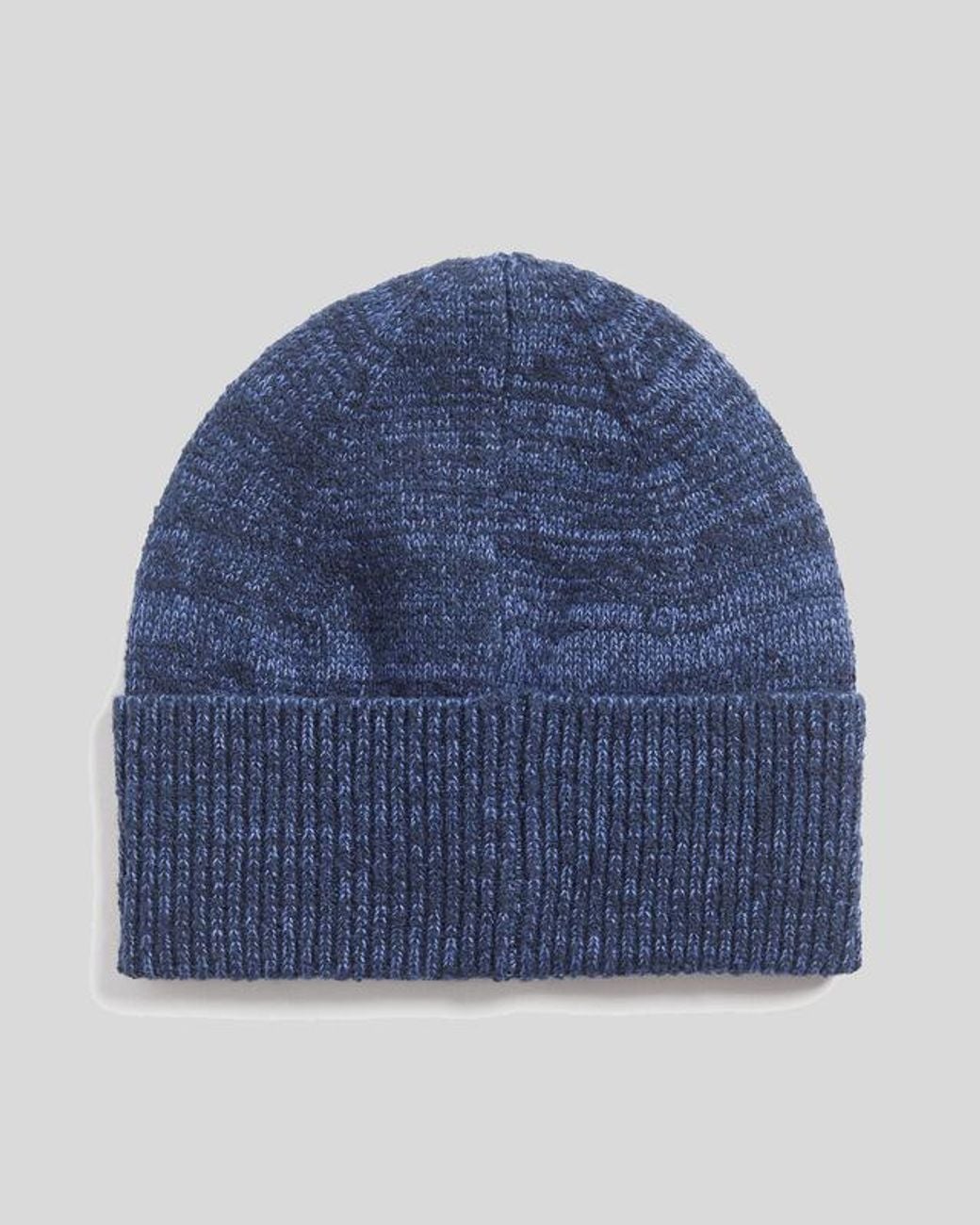 Lyle & Scott Multi Marl Beanie in het Blue voor heren