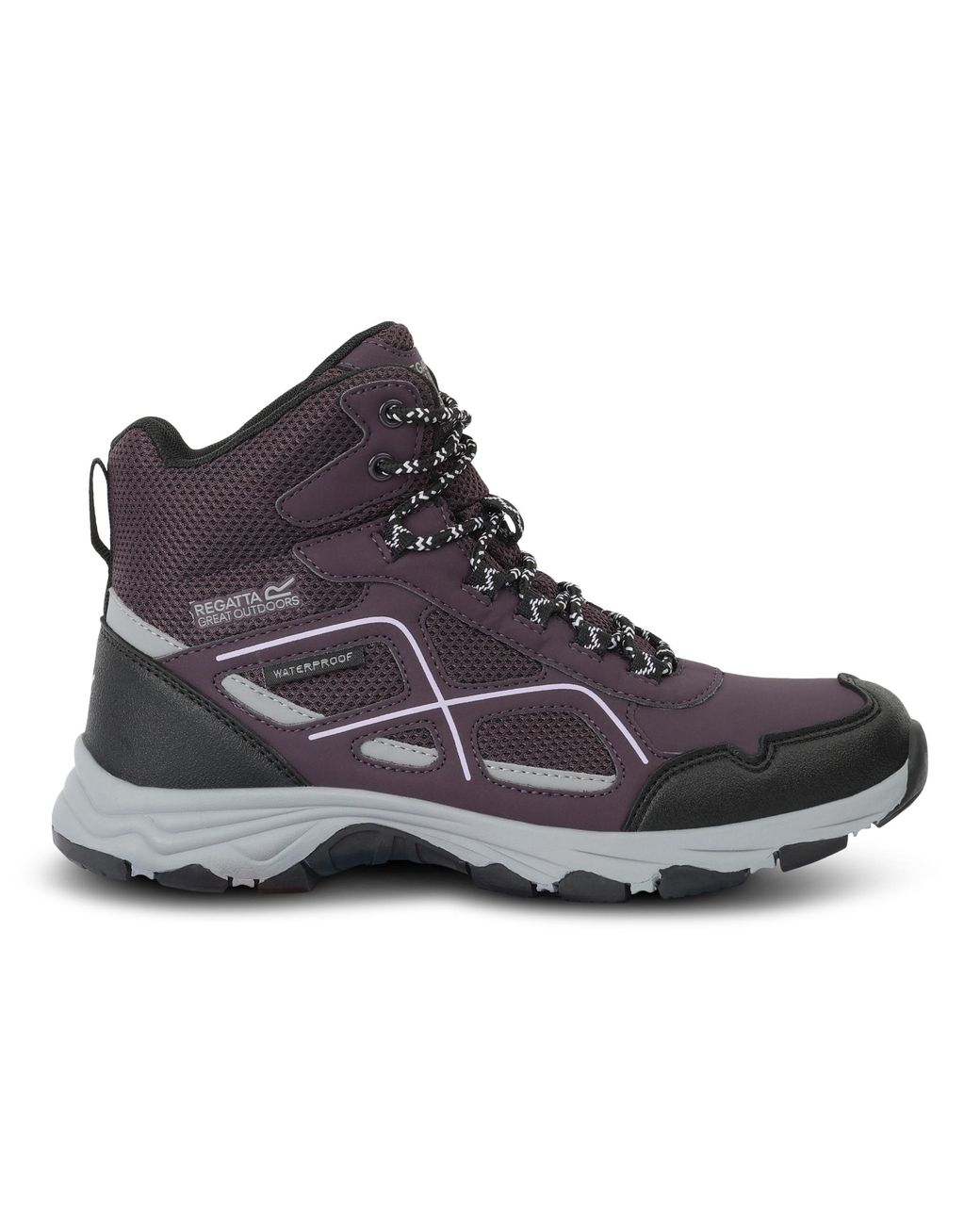 Regatta Brown Ladies Lady Vendeavour Walking Boots (Deep Plum/Lilac Frost)