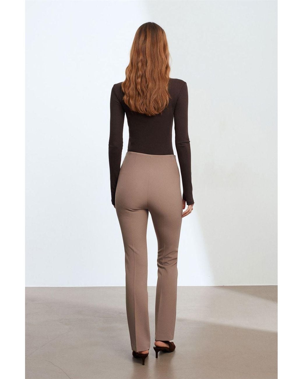 Dilvin Multicolor Straight-Leg Crepe Trousers