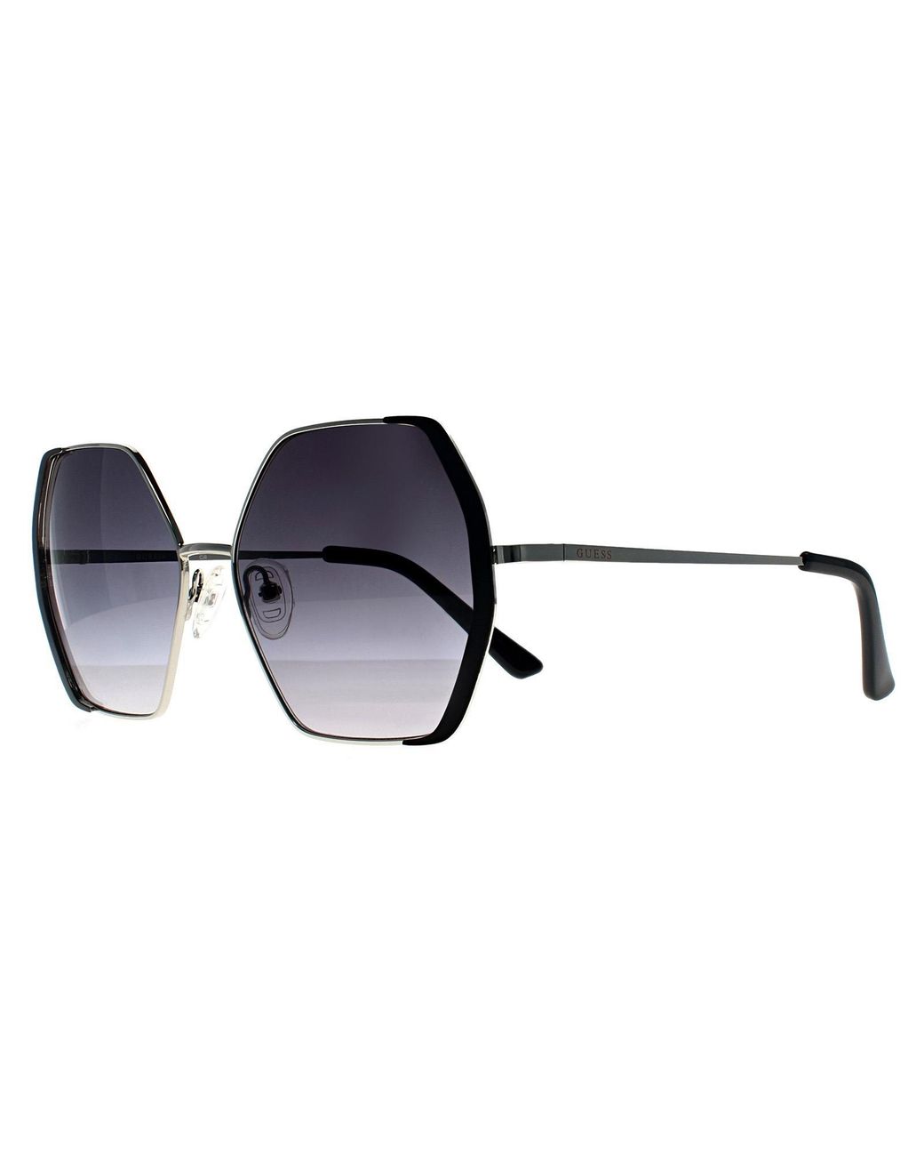 Guess Blue Square Schwarz Grau Gradient Gf0387