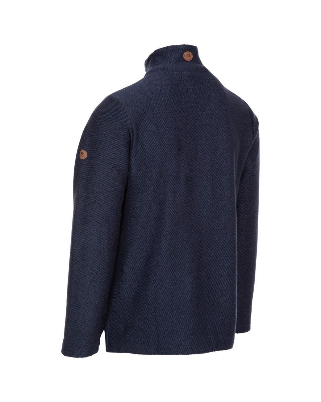 Trespass Taddingley Half Zip Sweatshirt (marine) in het Blue voor heren