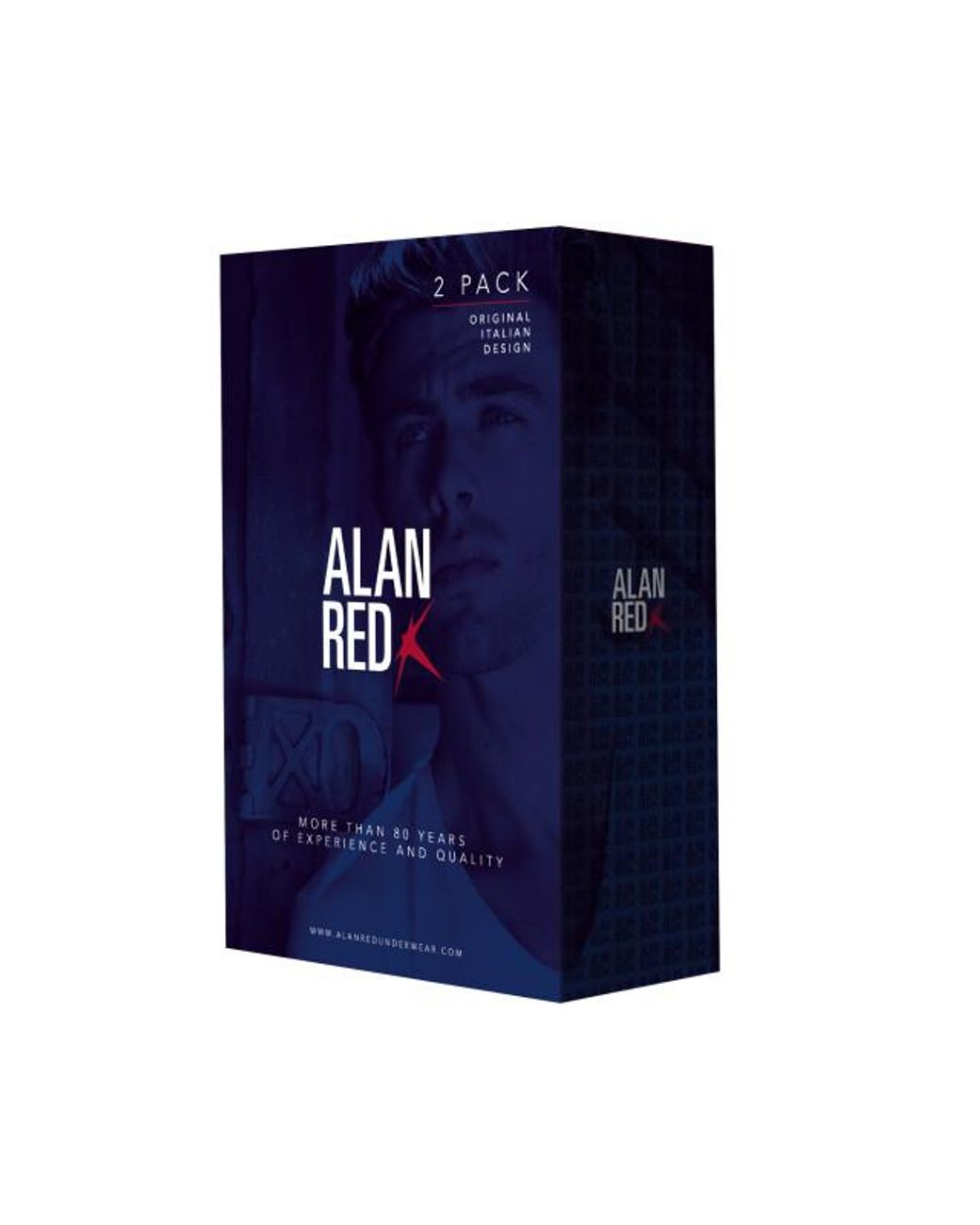 Alan Red 2-Pack Oakville 6695 in het White voor heren