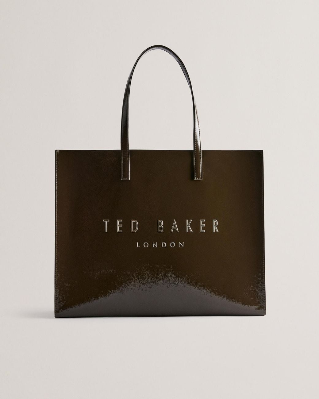 Ted Baker Brown Crikon Extra Large Crinkle Icon Bag