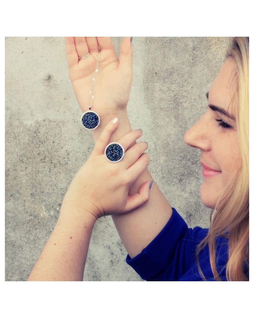 Myc Paris Blue Océan Ring