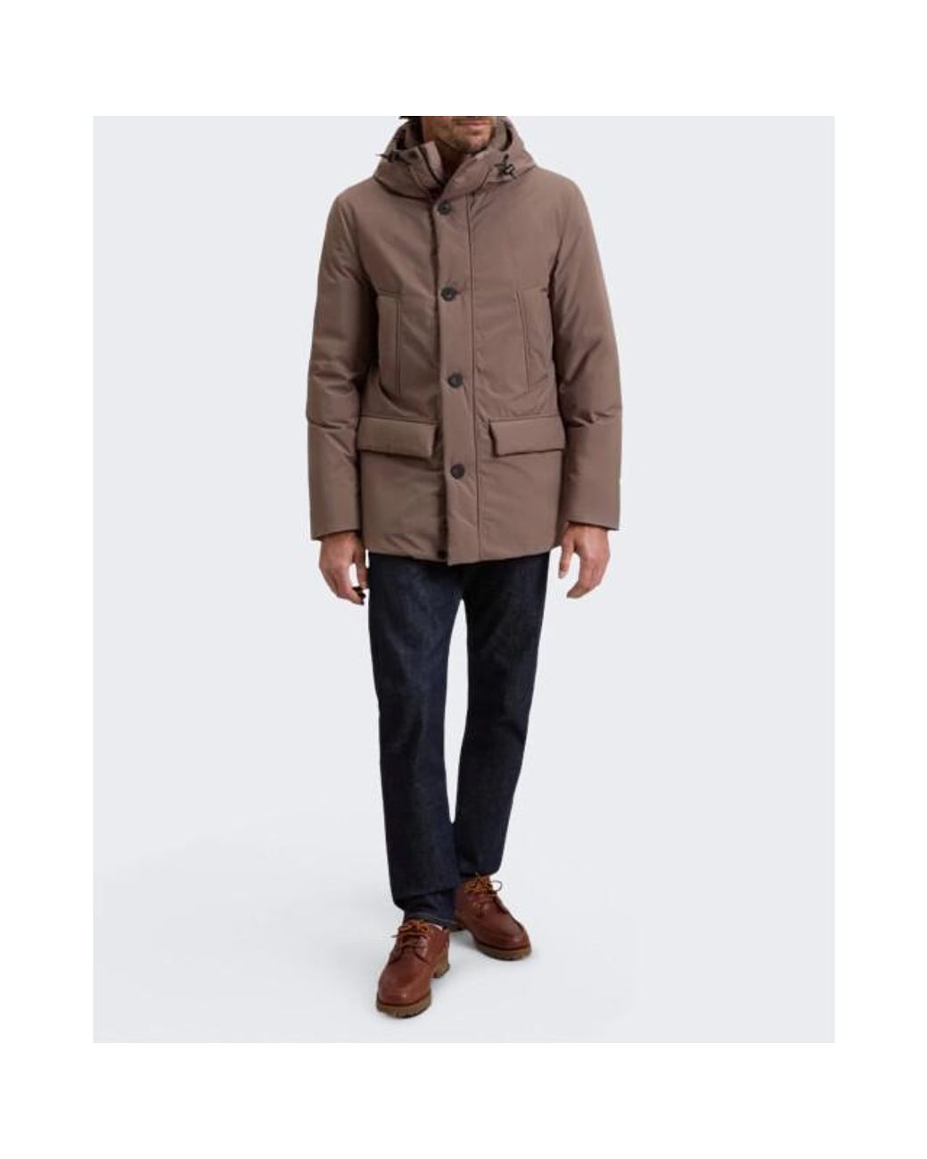 Woolrich Cloud Parka in het Brown voor heren