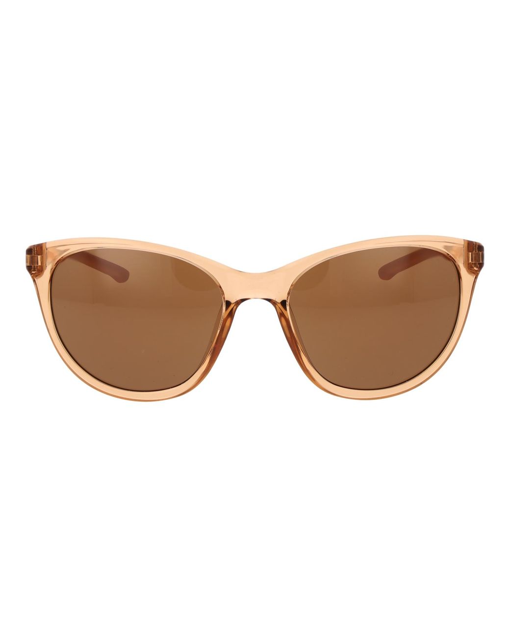 Nike Brown Beige Plastic Sunglasses