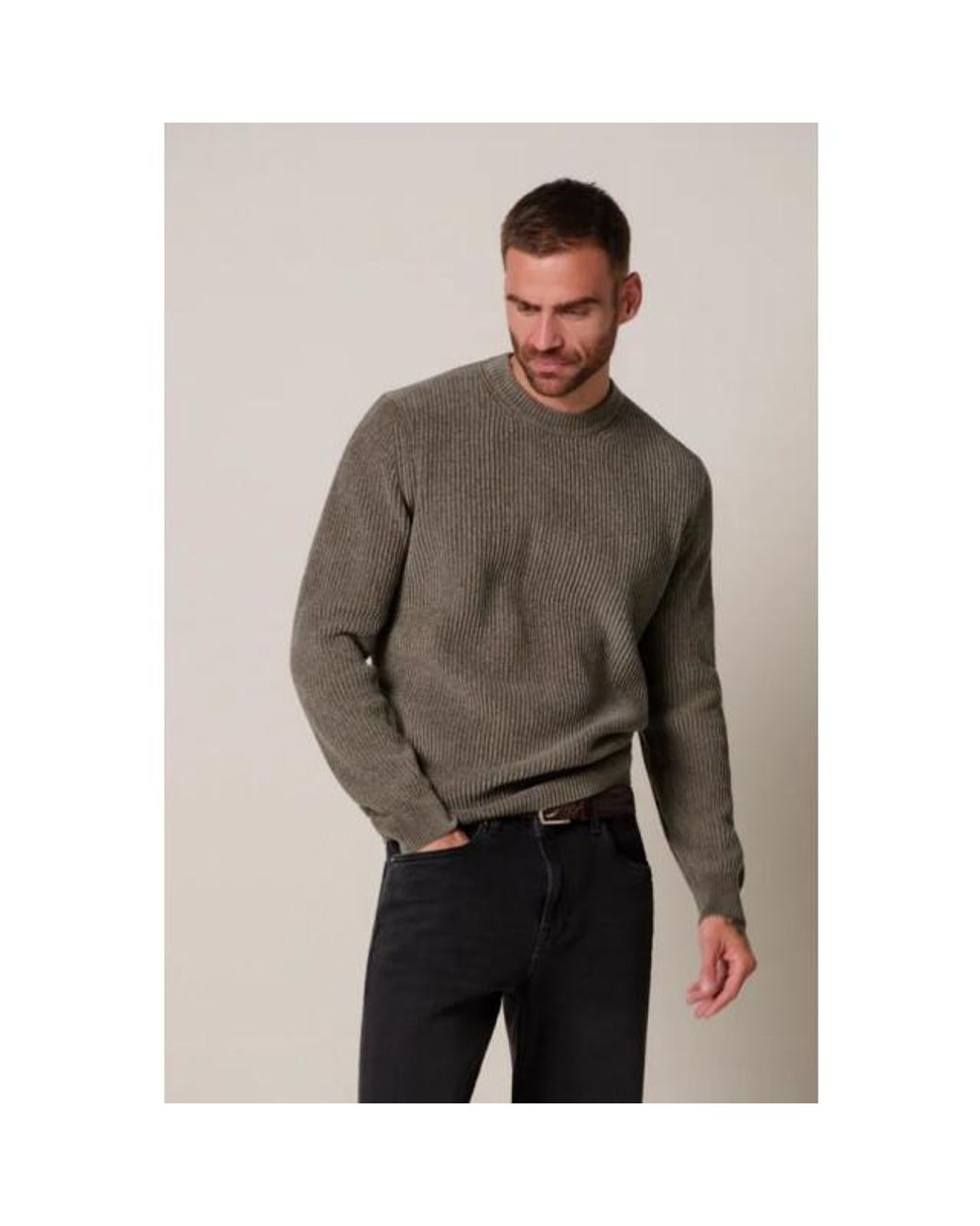 Profuomo Ppxj30034B Pullover Crew Neck Profu in het Brown voor heren