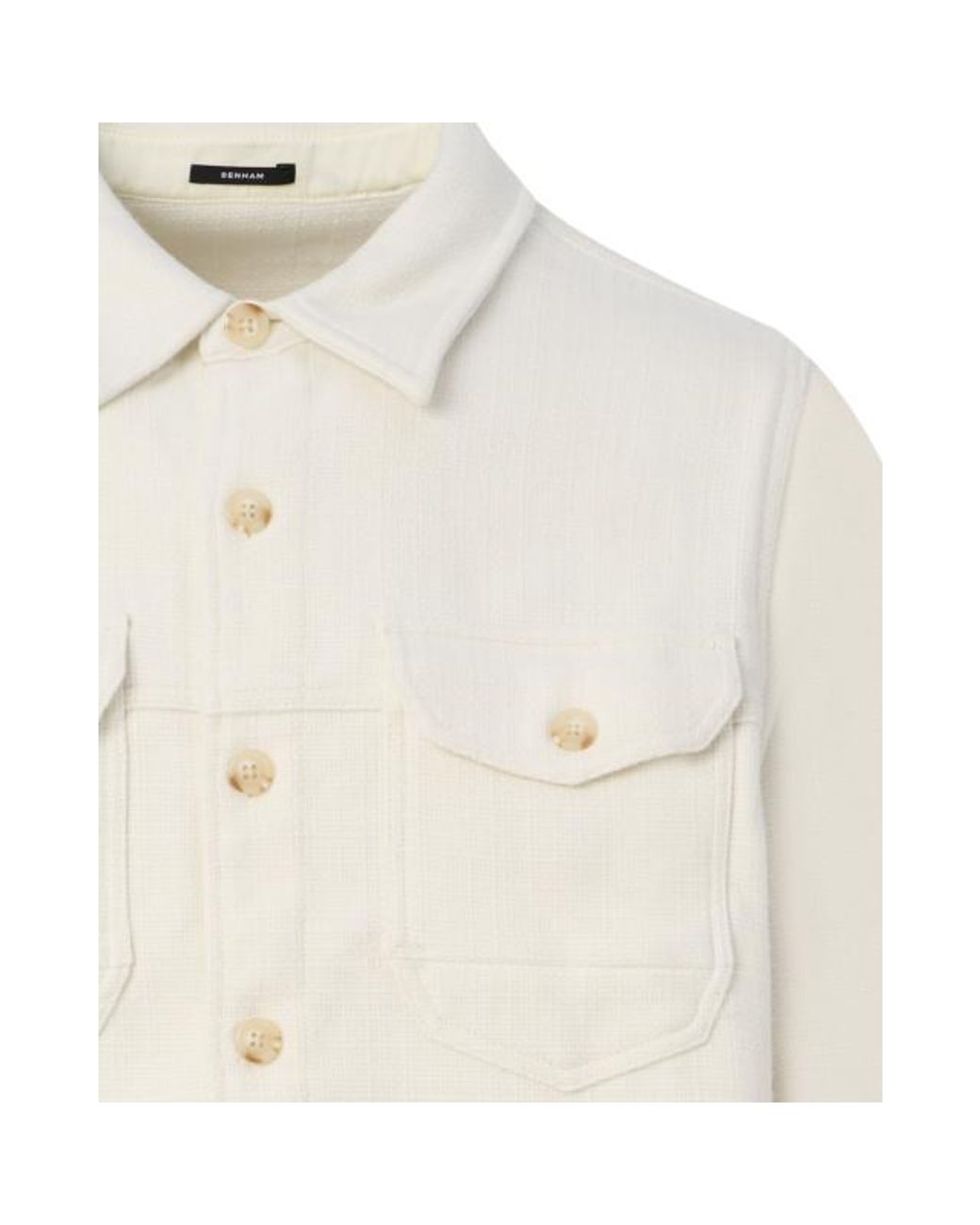 Denham Jagger Overshirt in het White voor heren