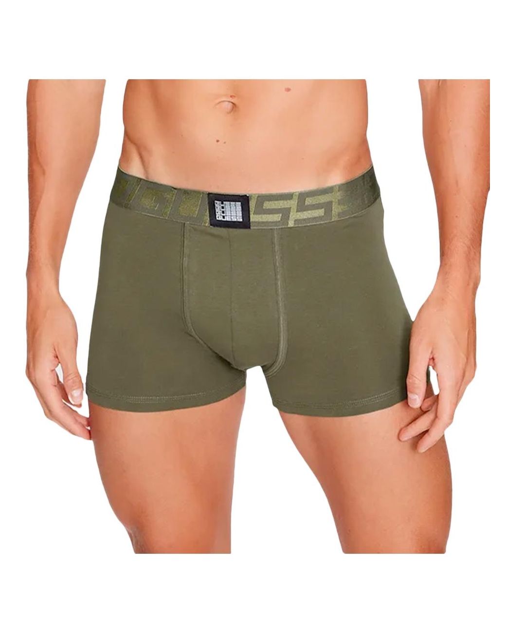 Guess Herenboxershorts, Pakket Van 3 Stuks, Multi G in het Green voor heren