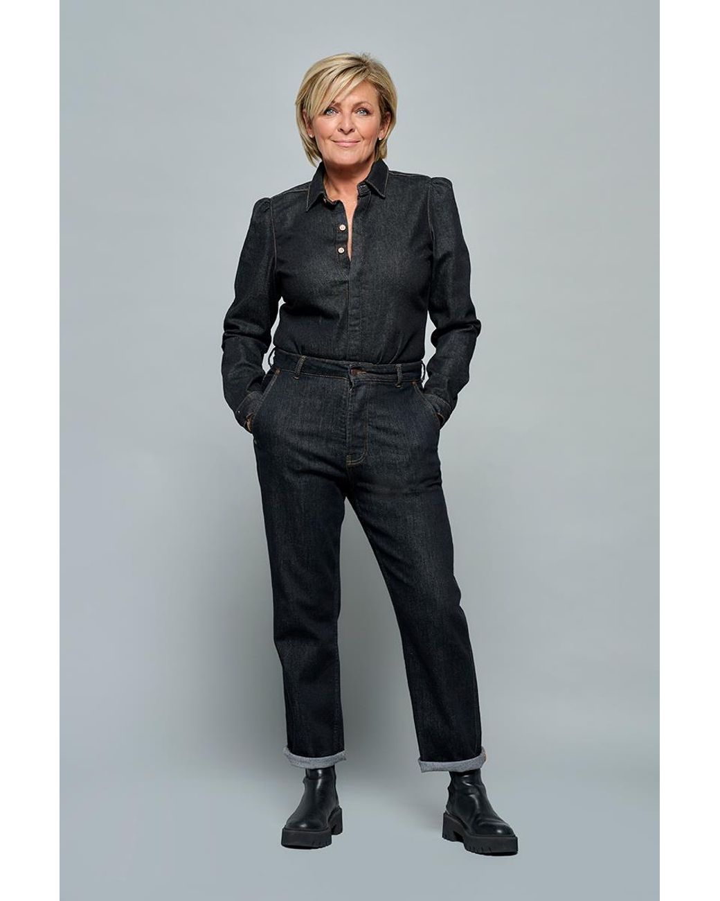 Mart Visser Caroline Tensen Rana Blouse Denim in het Blue