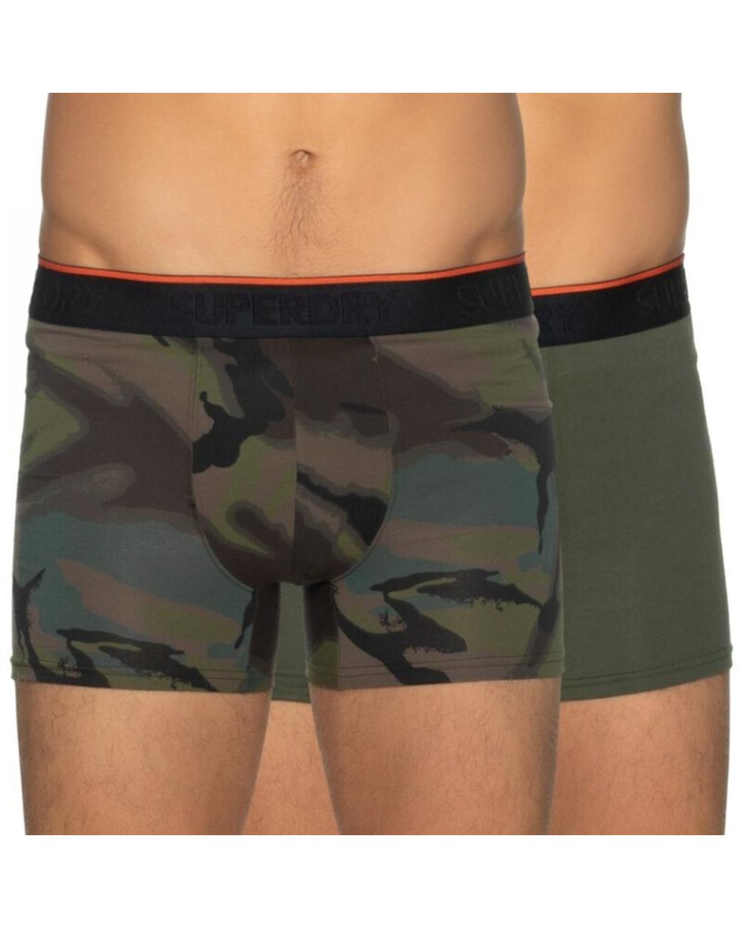 Superdry Organic Cotton Classic Boxershorts (Dubbelverpakking) in het Green voor heren