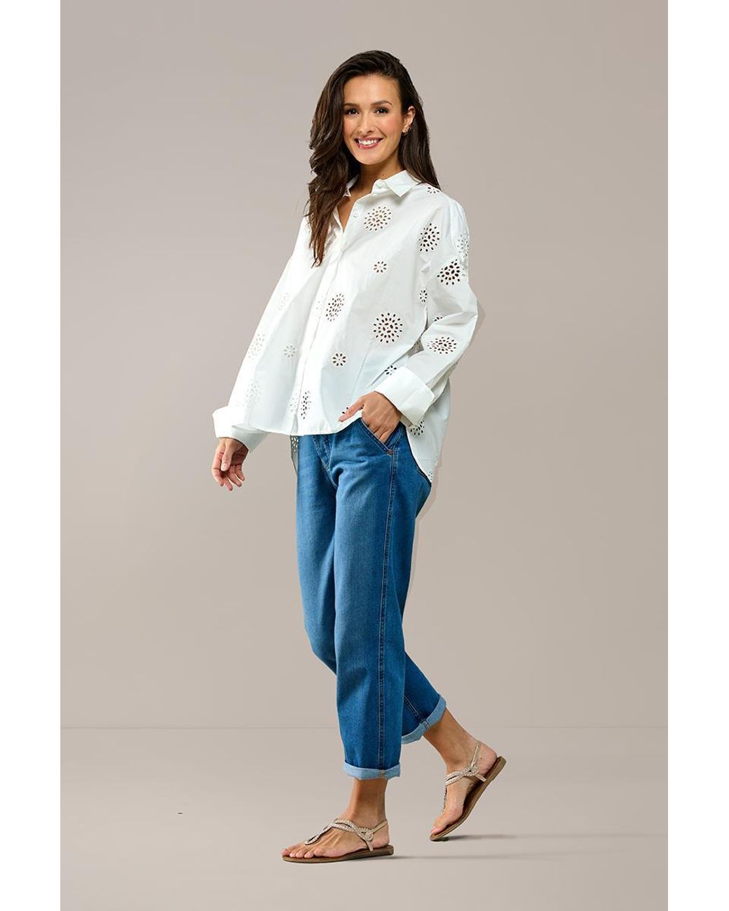 Mart Visser Caroline Tensen Notthingham Blouse in het Blue