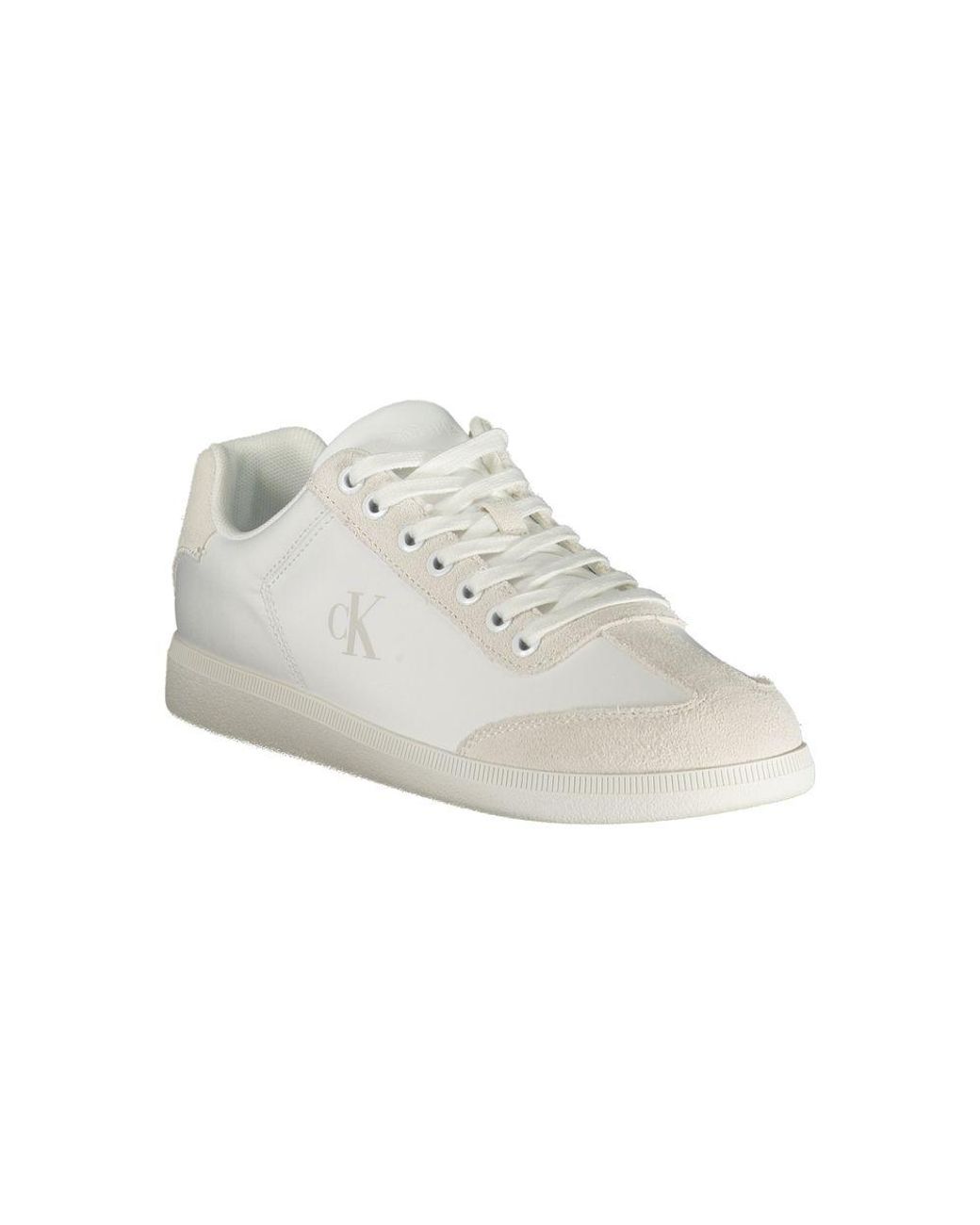 Calvin Klein Polyester Sneaker in White für Herren