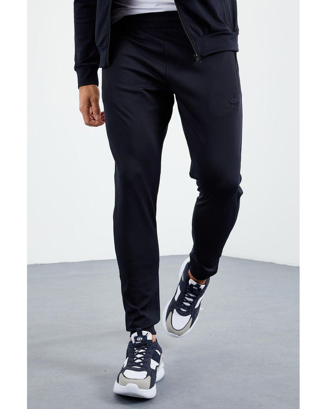 TOMMY LIFE Blue Scuba Knit Sweatshirt And Pants Set for men