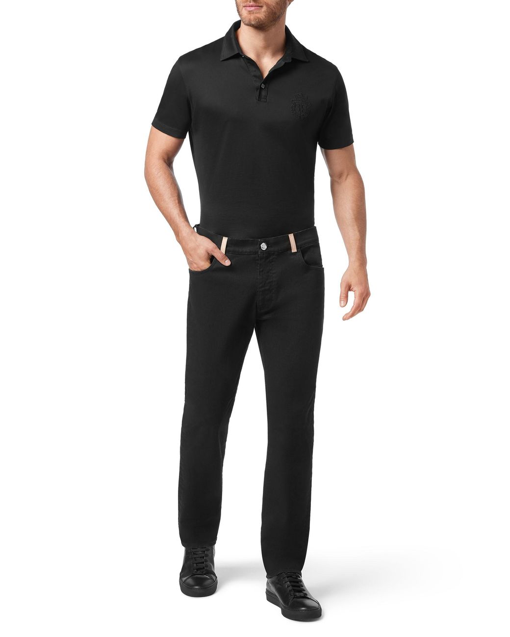 Billionaire Jeans Recht Model in het Black voor heren