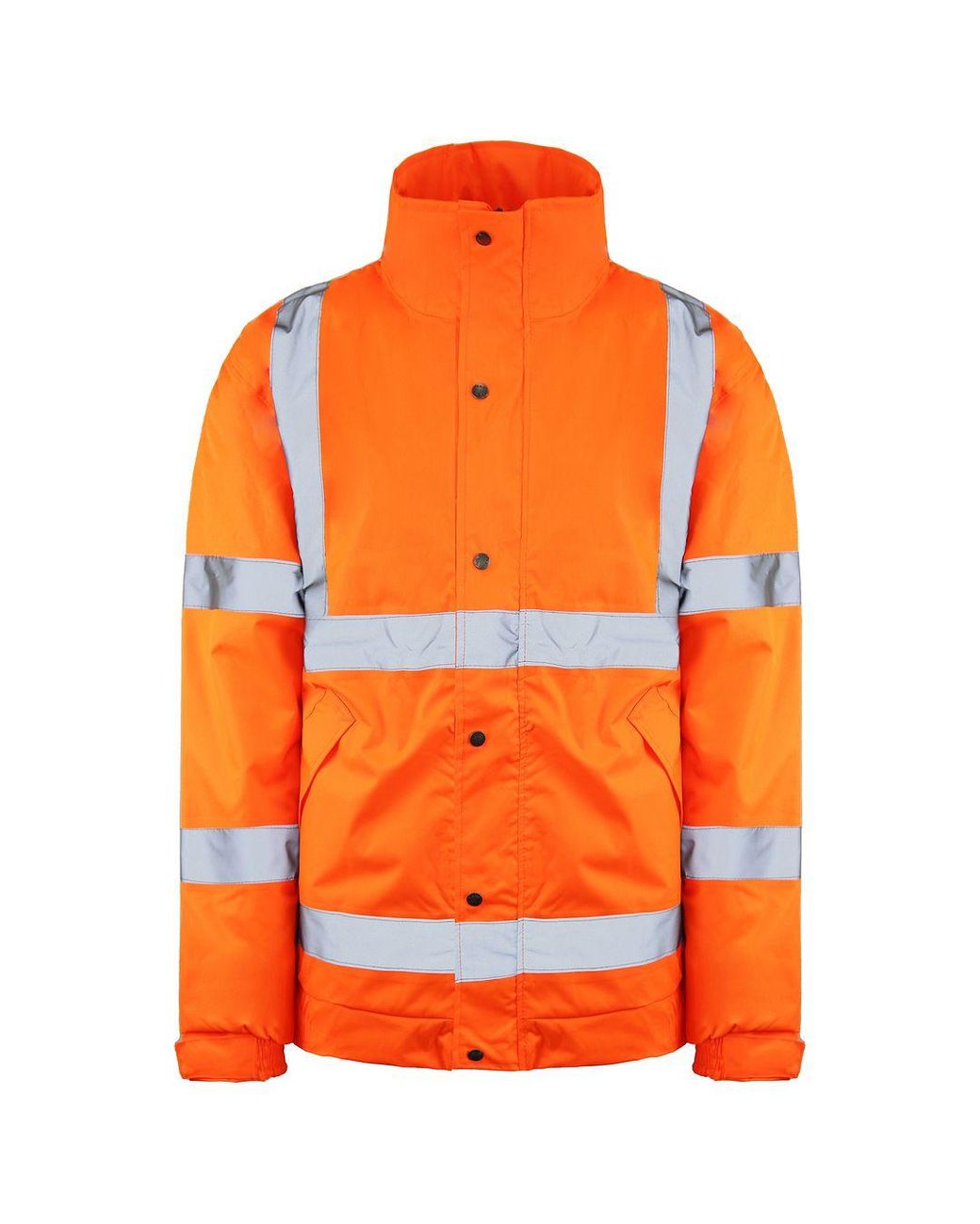 Dickies Orange High Visibility Reflective Bomber Jacket for men